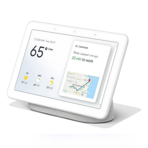 Google Nest Hub 2nd Gen con asistente virtual Google Assistant, pantalla integrada de 7" chalk